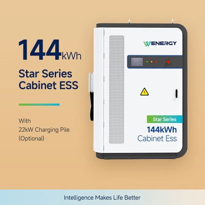  Dulap de stocare a energiei 144kWh All in one (Capacități de încărcare integrate  PV, ESS, diesel și  EV)